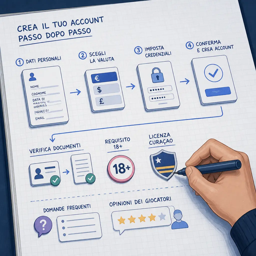Casino Mania Registrazione Italia – Crea il Tuo Account visual guide for Casino Mania