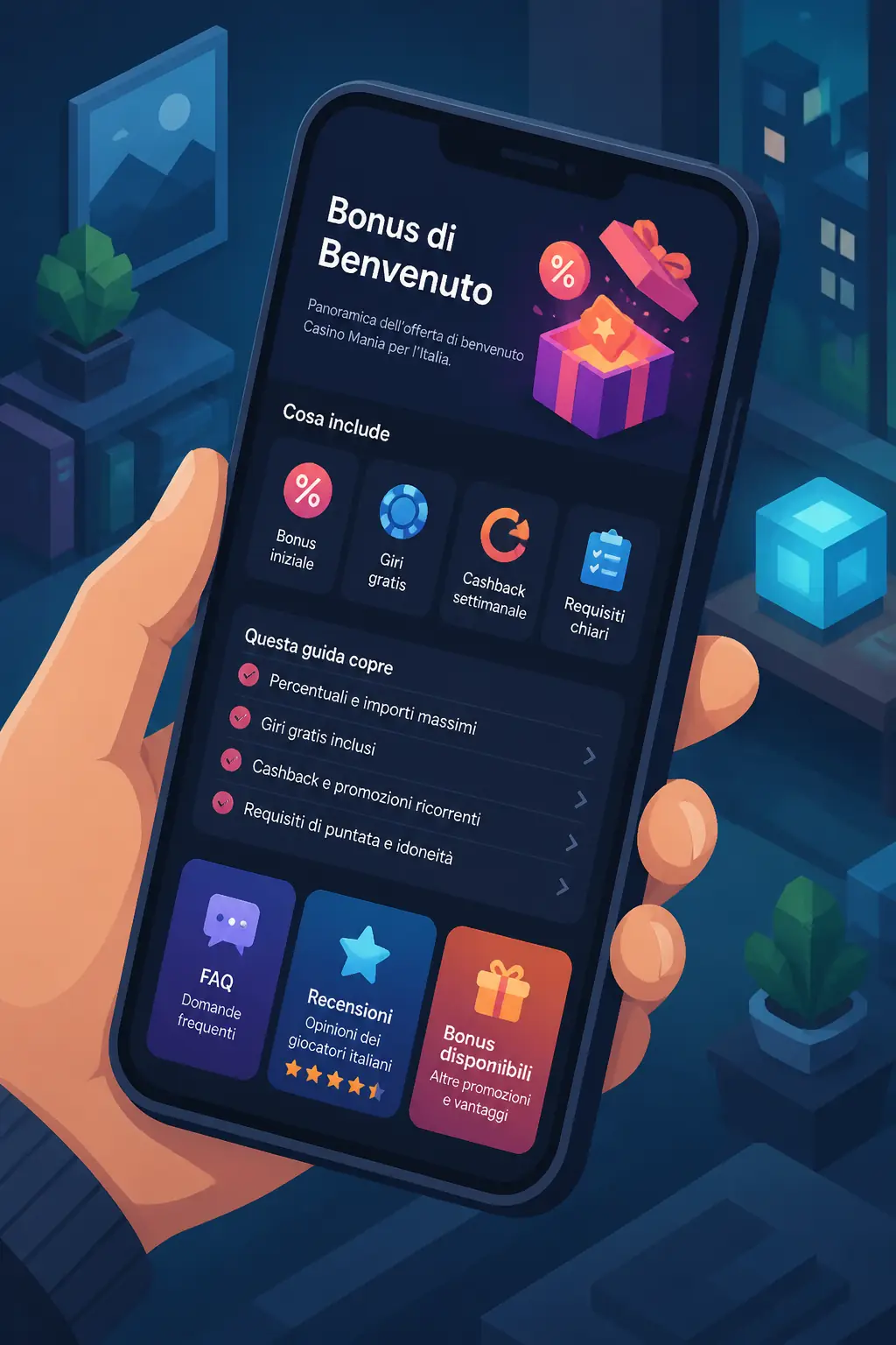 Casino Mania Bonus Italia – Offerta di Benvenuto visual guide for Casino Mania